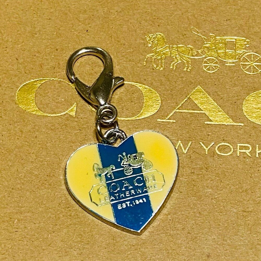 Coach Heart keychain